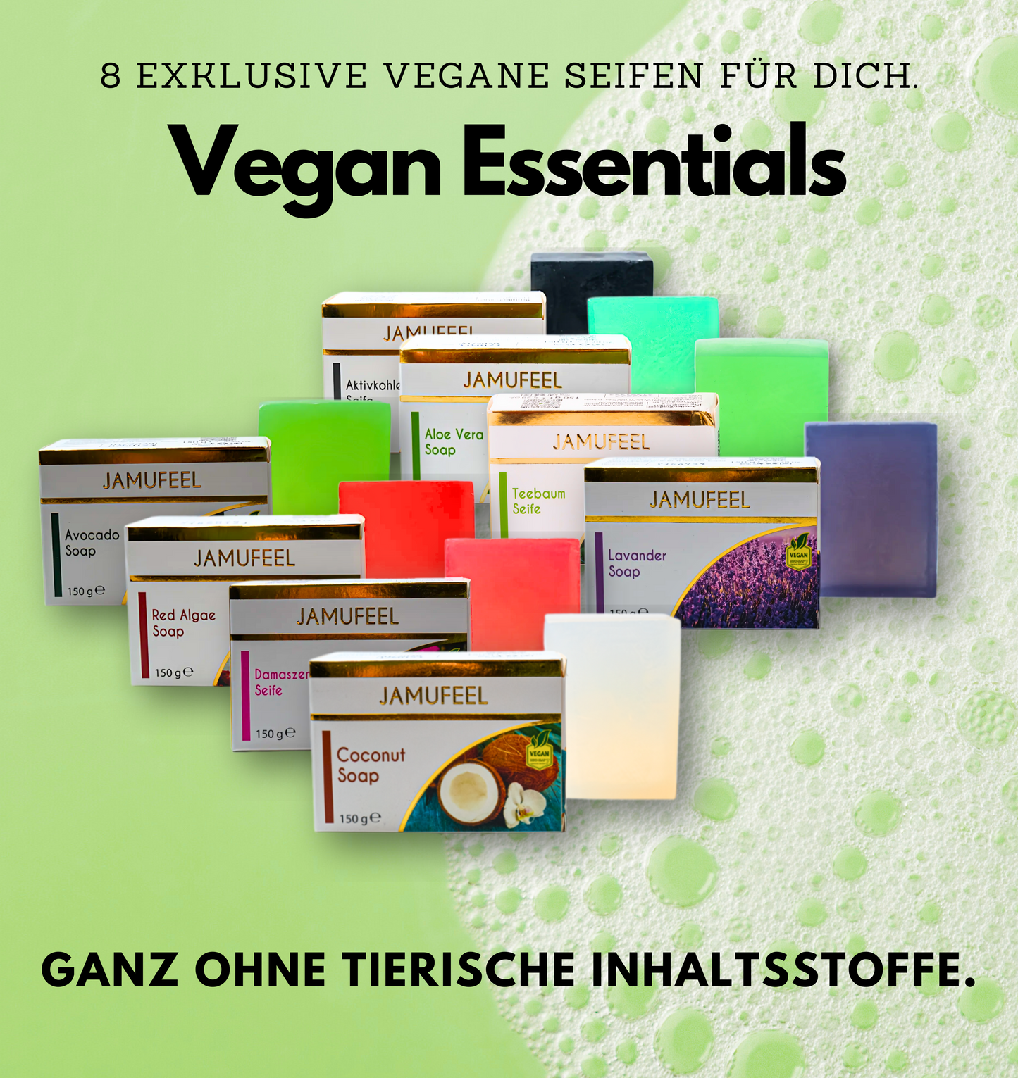 Vegan Essentials (8 exklusive vegane Seifen für Dich)