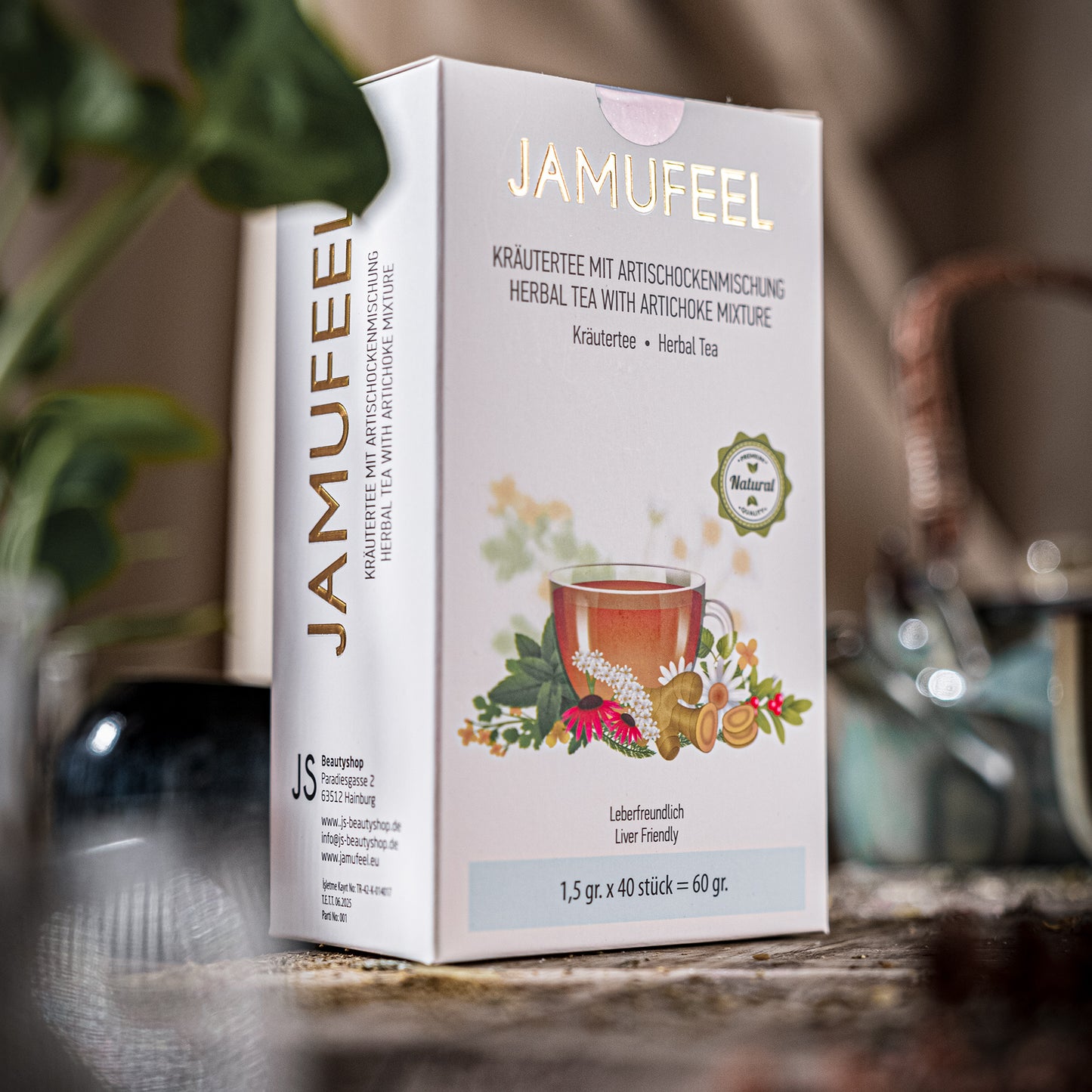 Kräutertee mit Artischocken- & Brennnesselblättern