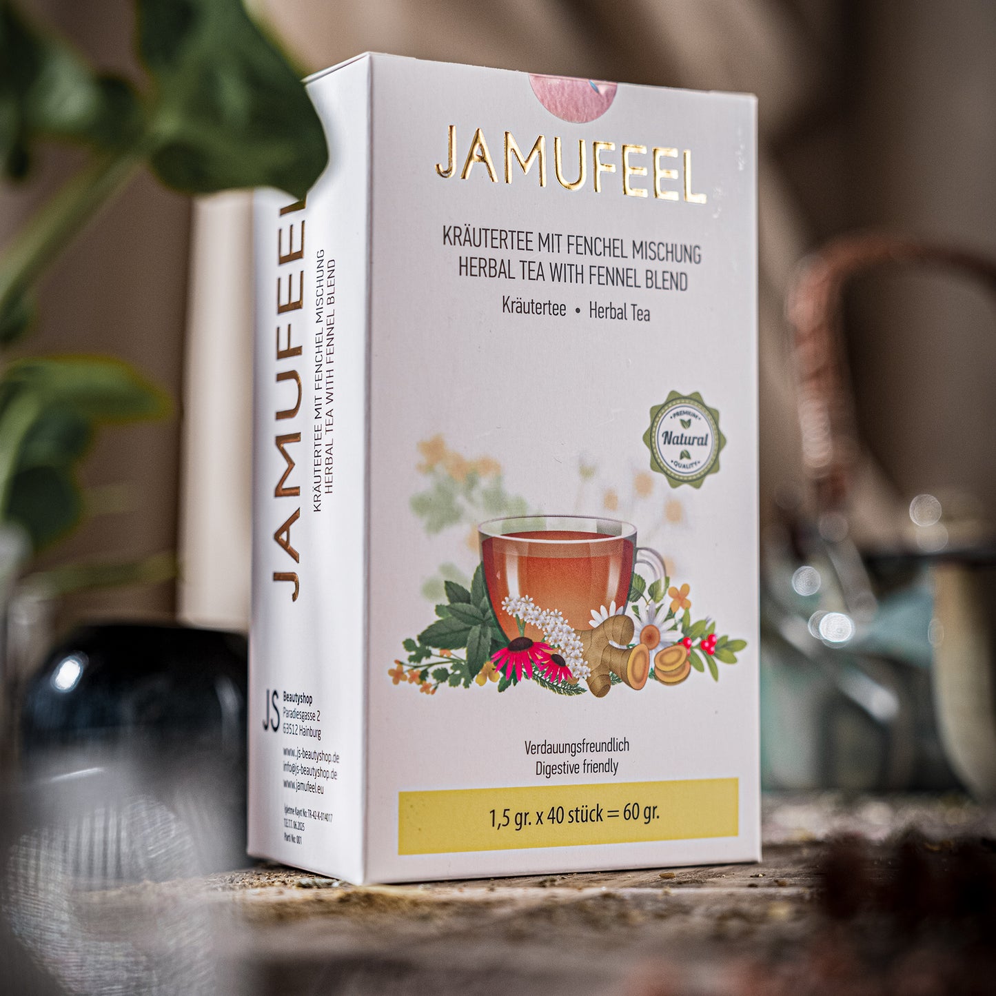 Kräutertee mit Fenchel & Kümmelsamen