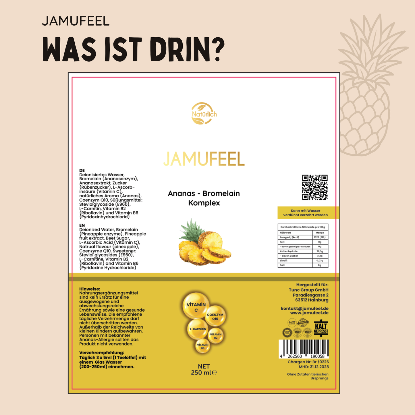 Ananas Bromelain Komplex