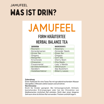 Form Kräutertee