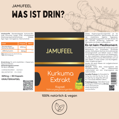 Kurkuma Extrakt Kapseln